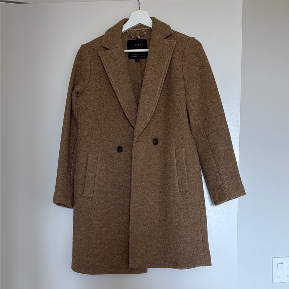 J.Crew Daphne topcoat in Italian boiled wool